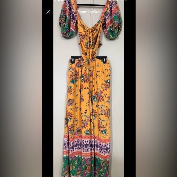 NWOT FP Bali Citrus Skies Jumpsuit - Picture 4 of 5